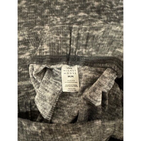 Disney Mickey Mouse Women's Lounge Set Medium Pajamas Gray - Picture 5 of 6